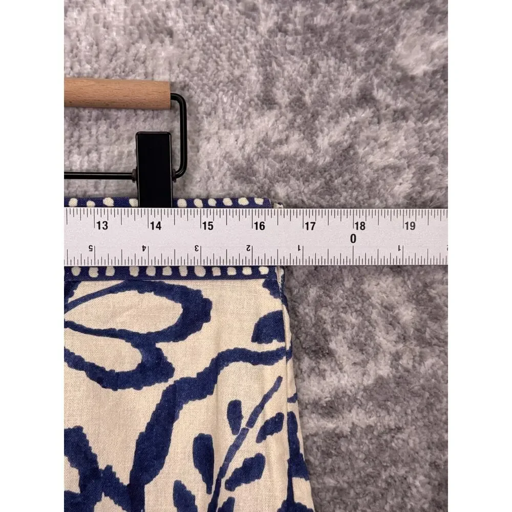 Sezane x Momoni Pants 42 / US 10 Womens Jenson Trouser Cotton Linen Wide Leg